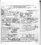 Death Certificate for Thomas Wilde FLETCHER
