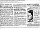 Newspaper article re William CALLAHAN murder 12 Mar 1924 Chicago Tribune