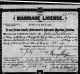 Marriage Certificate for John KOESTNER and Christine ROMMEL 18 Jul 1894