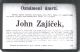 Obituary for John ZAJICEK