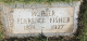 Headstone for Florence FISHER (nee FLETCHER)