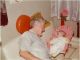 George J. HUGHES with granddaughter Elizabeth Paige PROESEL (nee CARITY)